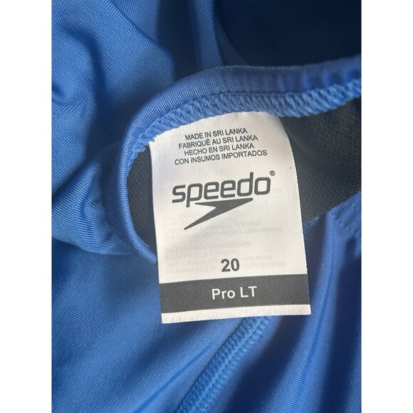 Speedo Women's Swimsuit One Piece Pro LT Super Pro Solid Adult Blue 20 XXXS - Picture 6 of 9